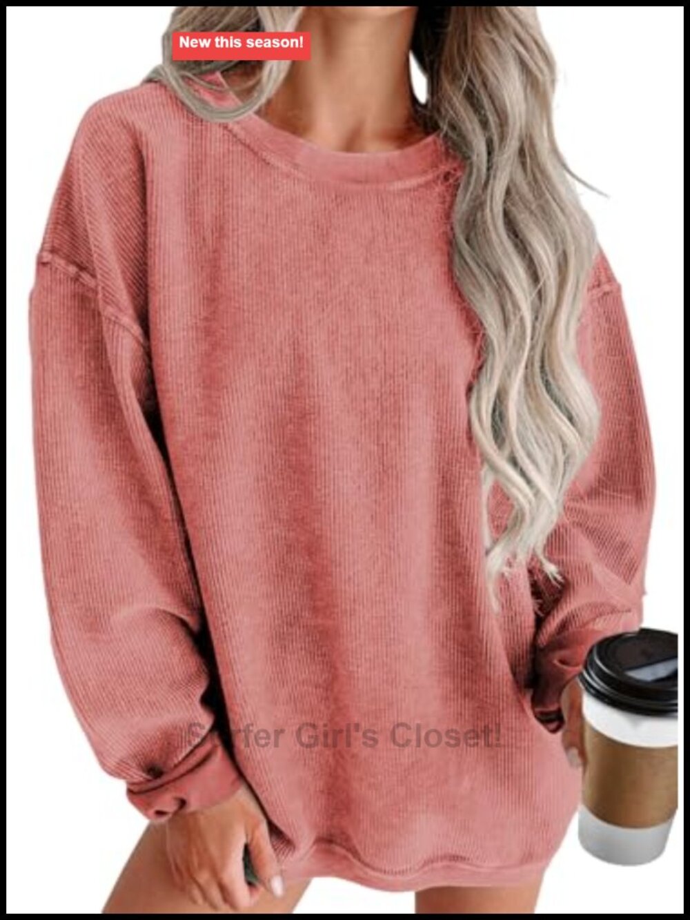 Plus Size Oversized Crew Neck Sweatshirt Pullover Long Sleeve